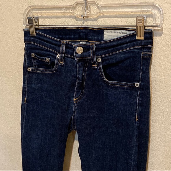 Rag & Bone High Rise Skinny Jeans, Heritage Color - Picture 5 of 12